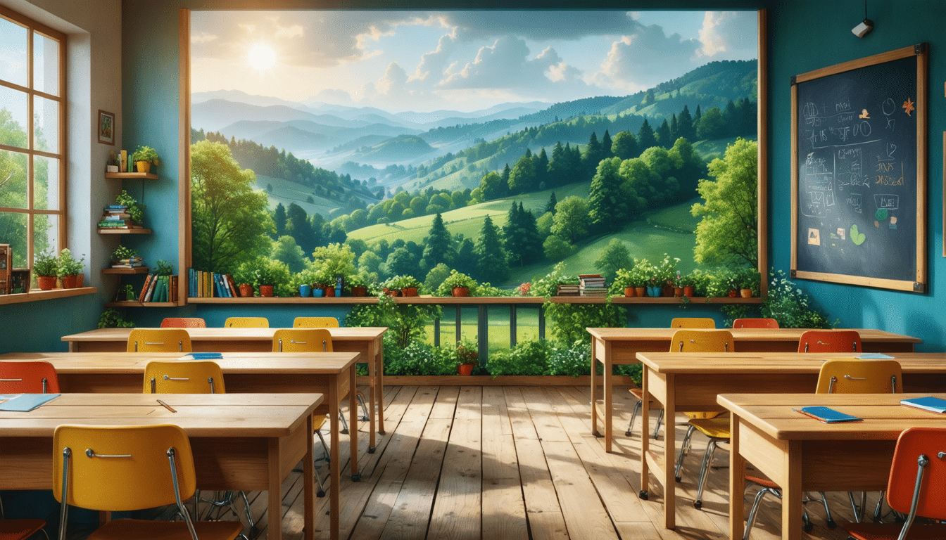 D&eacute;couverte de ma classe en Auvergne : un environnement &eacute;ducatif unique