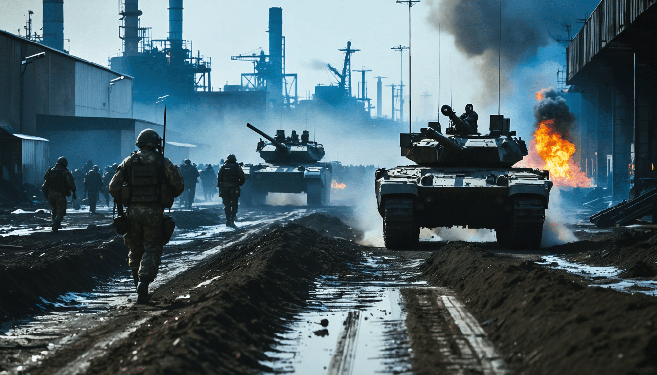 La France en marche vers l’&eacute;conomie de guerre : blind&eacute;s, missiles, munitions
