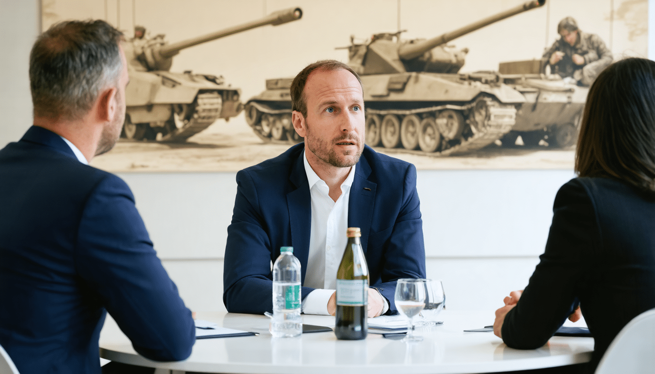 La France en marche vers l’&eacute;conomie de guerre : blind&eacute;s, missiles, munitions