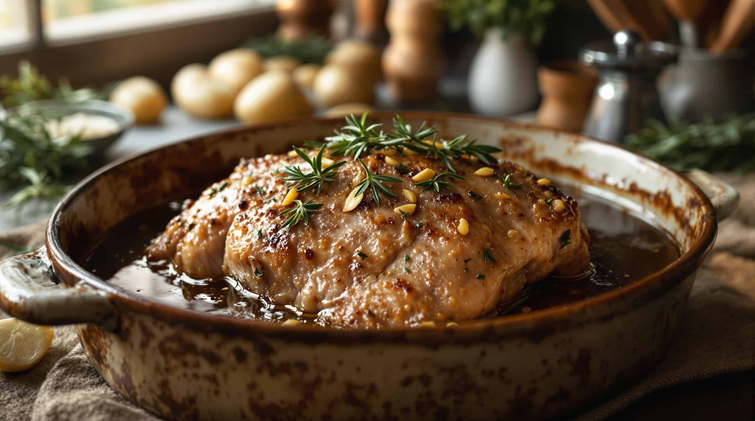 R&ocirc;ti de porc &agrave; la cocotte : techniques de cuisson et conseils culinaires
