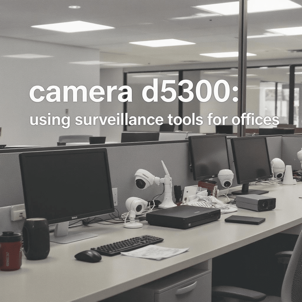 Camera d5300 : utilisation des outils de surveillance pour les bureaux