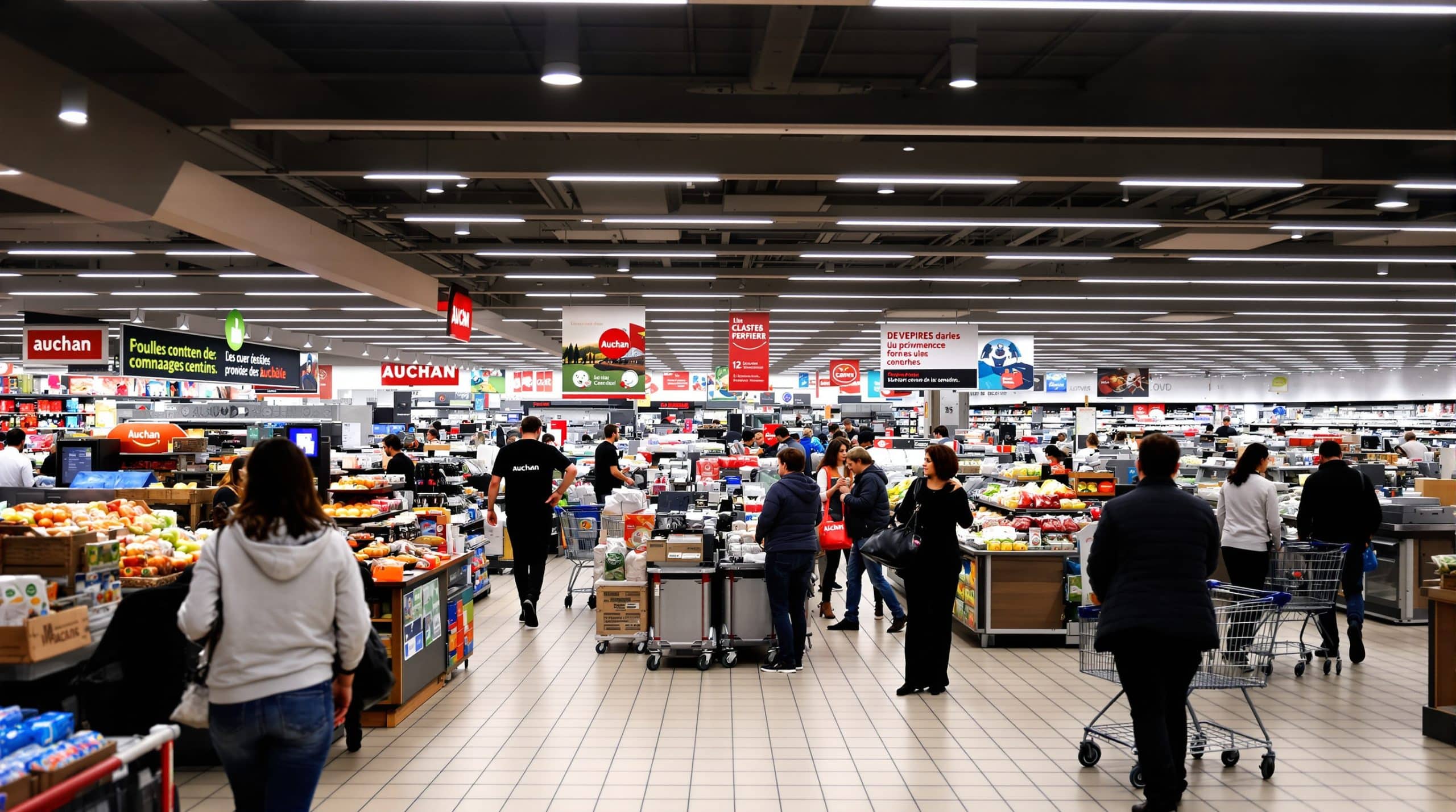 Violation de donn&eacute;es chez Auchan : Des milliers de clients affect&eacute;s par le piratage