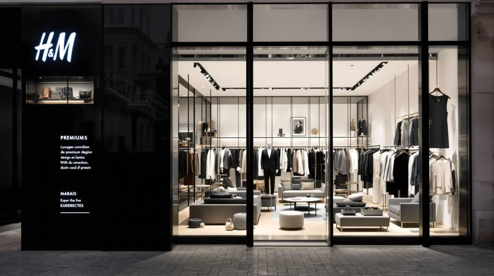 H&amp;M d&eacute;voile un concept-store embl&eacute;matique pour promouvoir sa strat&eacute;gie de luxe.