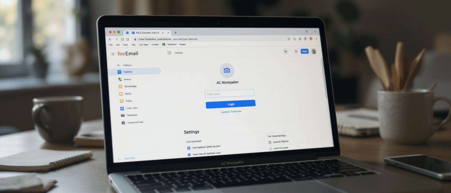 Webmail AC Montpellier : acc&egrave;s, param&egrave;tres et d&eacute;pannage pour les personnels