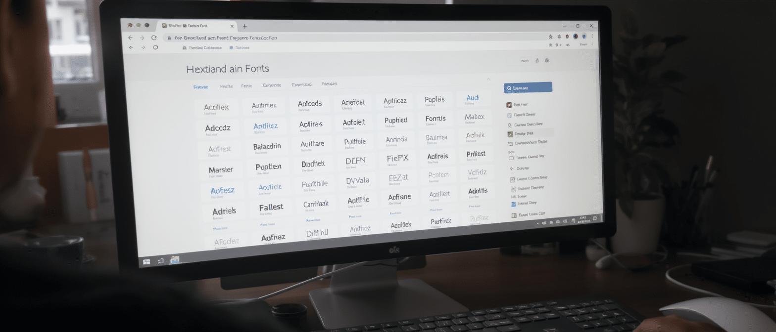 Dafont : fonctionnement de la plateforme de t&eacute;l&eacute;chargement de polices de caract&egrave;res