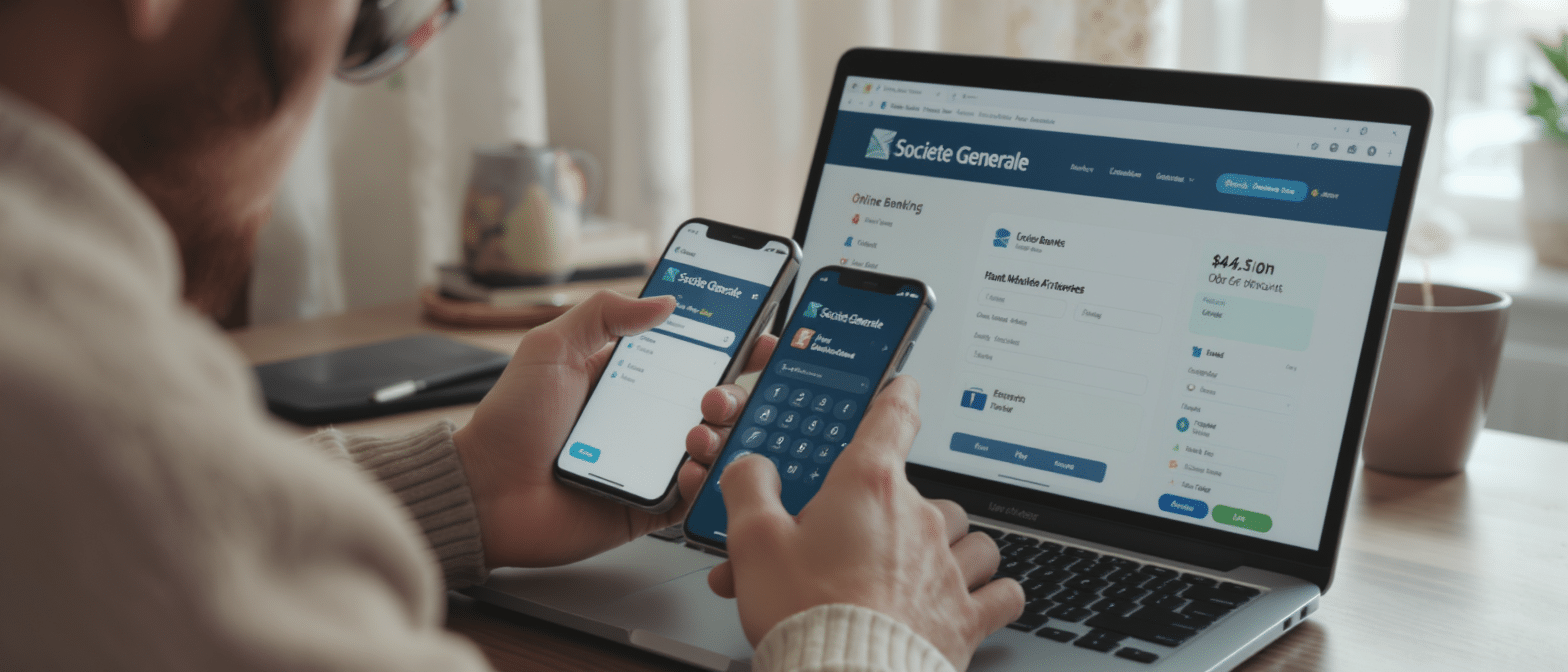 Soci&eacute;t&eacute; G&eacute;n&eacute;rale particulier : consultation des comptes et services de banque &agrave; distance